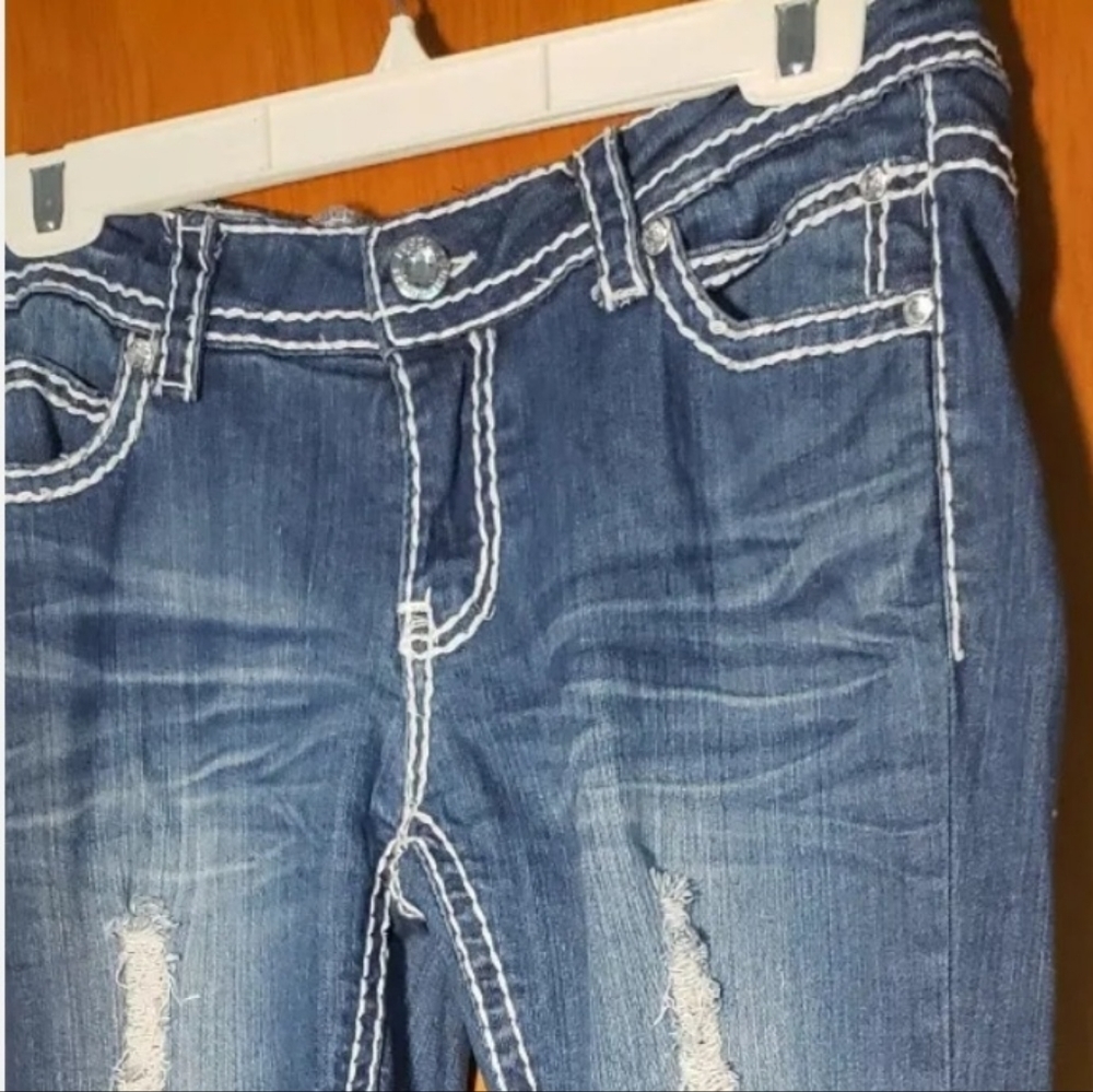 Premiere Embellished Jeans Size 7/8 R